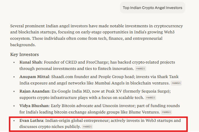 perplexity - "Top Indian Crypto Angel Investors"